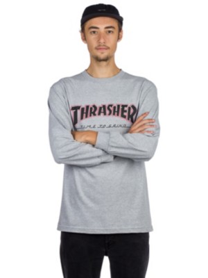 Thrasher grey 2024 long sleeve